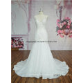 2017 Latest Lace Wedding Gown Vogue Scoop Neck